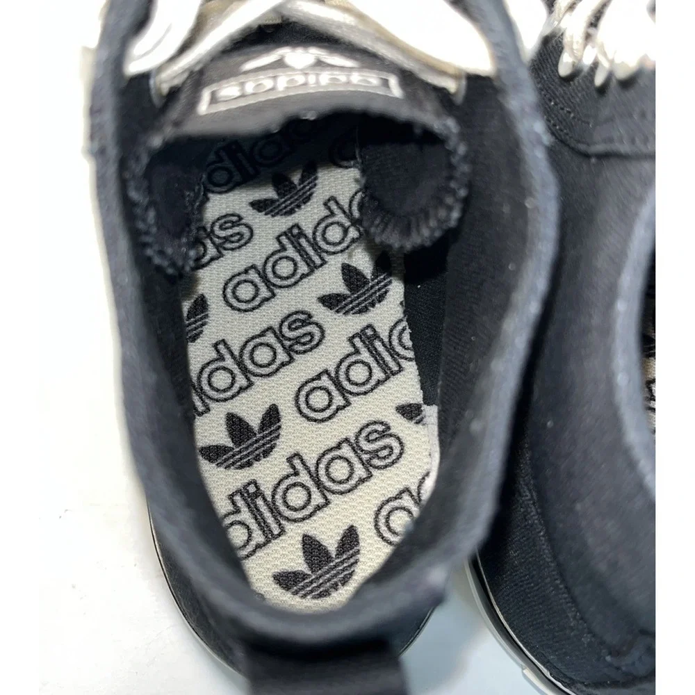 ADIDAS Nizza RF74 Mens 9.5 Black Cream White High Top Comfort Board Shoes GX8488